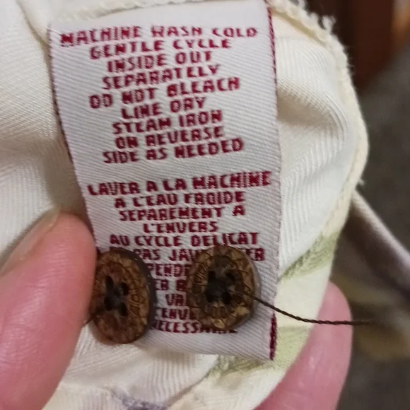 Caribbean Joe tropical flower print button down - Med - Picture 8 of 9